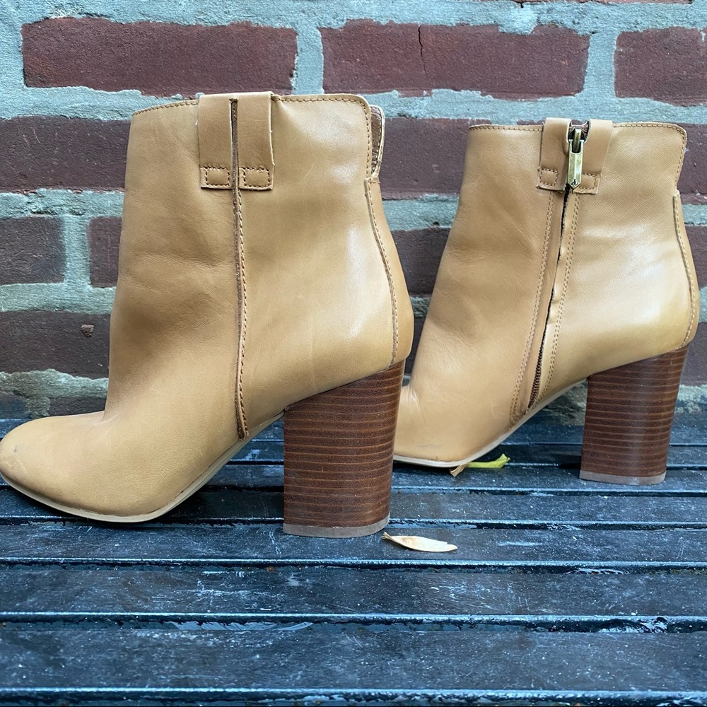 Sam Edelman, Brown Leather Booties, 7.5